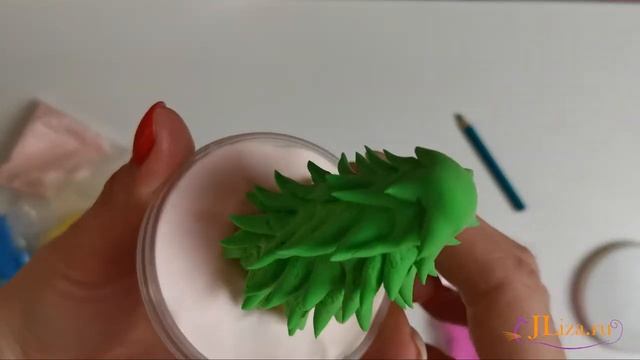 Поделка:Елка. Воздушный пластилин.Мастер-класс. Новогодние детские поделки в садик. Простая поделка смотреть онлайн