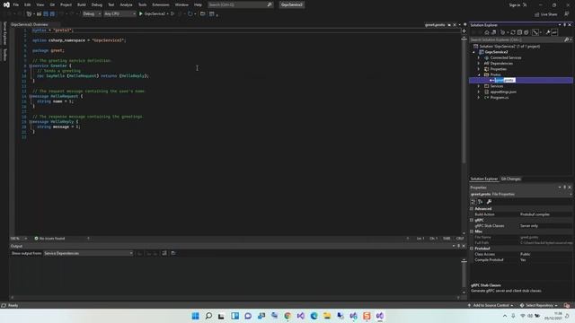 gRPC in Visual Studio 2022( Getting Started) смотреть онлайн