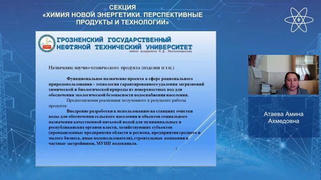 Секция «Химия новой энергетики. Перспективные продукты и технологии» смотреть онлайн