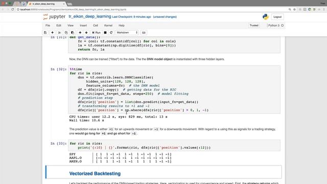 Python Quants Tutorial 13 - Deep Learning - Financial Time Series Predict | Refinitiv Developers смотреть онлайн