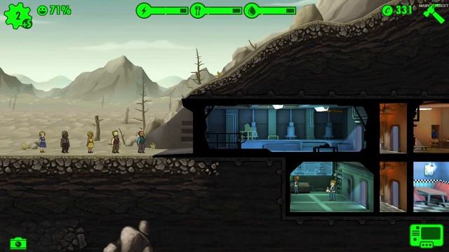 Fallout Shelter Alternate Universe #1 - Let's Play Gameplay German Mobile Android смотреть онлайн