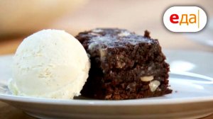 Брауни с домашним мороженым | Выпечка для чайников