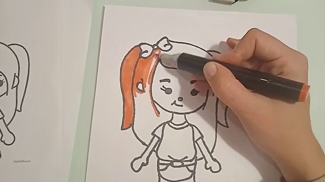 рисуем девочку тока бока ?? смотреть онлайн