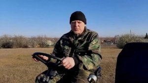 Самодельный минитрактор с гидроприводом. Часть 13. Первый выезд.