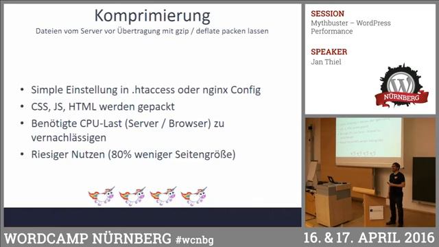 Jan Thiel: Mythbuster – WordPress Performance - Session auf dem WordCamp Nürnberg 2016 смотреть онлайн