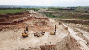 Карьер по добыче песка и щебня с квадрокоптера (дрона)!!!!Добыча песка и щебня