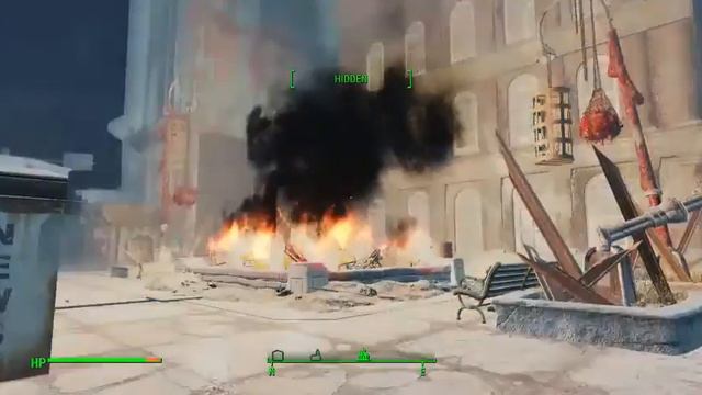 Fallout 4 trippy graphics bug. смотреть онлайн