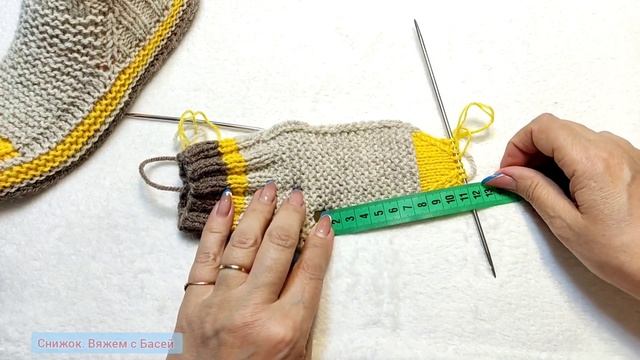 ? МК для начинающих и не только! ⏩ Бесшовные носки-тапки на двух спицах! ?