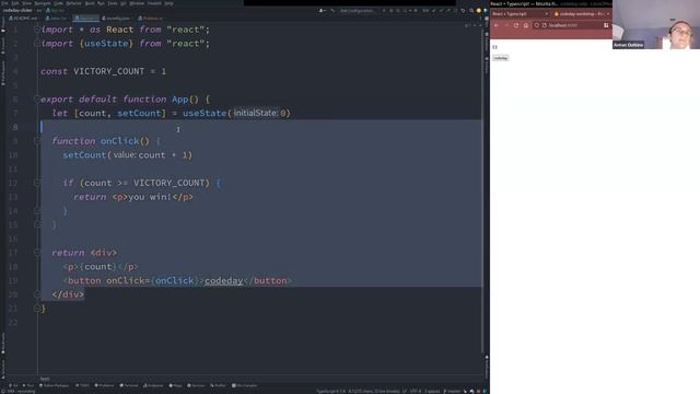 React, Typescript, and the Modern Frontend Web Stack (Anton Outkine, Tech Talk @ CodeDay Labs 2022) смотреть онлайн