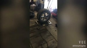 Детейлинг стенд для колёс своими руками.