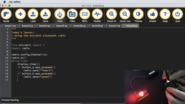 Microbit lesson: Bluetooth networking смотреть онлайн