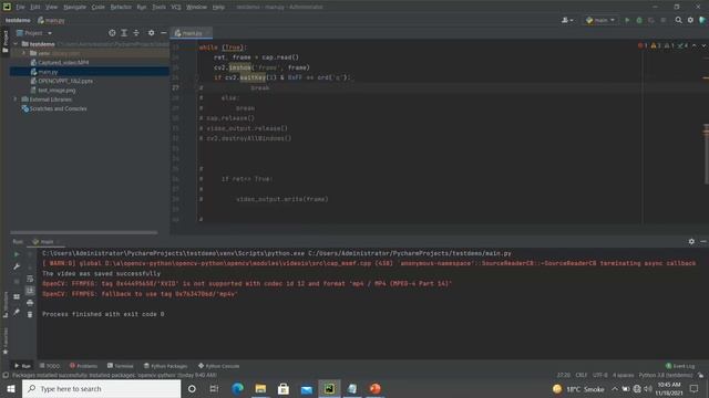 OpenCV Python Tutorial #17 | Playing video from file смотреть онлайн