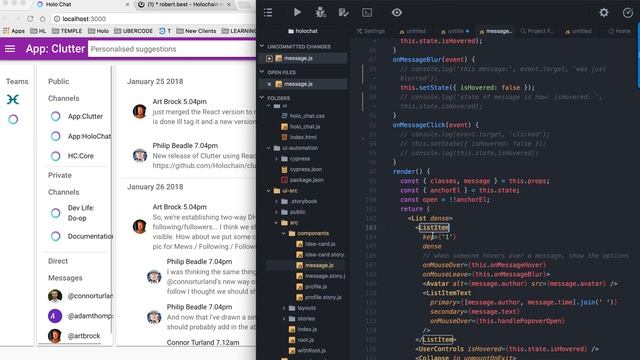 React: Conditional Rendering of a Component: Onhover and binding to state смотреть онлайн