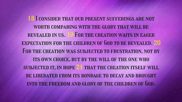 Romans 8 (NIV) - Narrated by Sara смотреть онлайн
