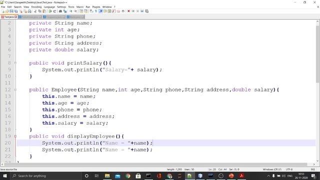 Experiment 04 - Inheritance in Java смотреть онлайн