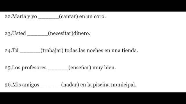 Exercises of the present simple and translation смотреть онлайн