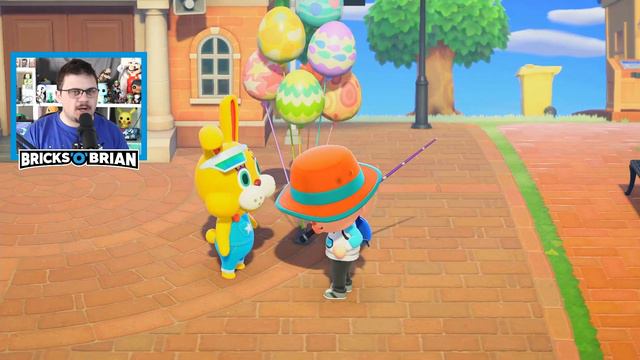 Happy Bunny Day! -Animal Crossing New Horizons with Bricks 'O' Brian смотреть онлайн