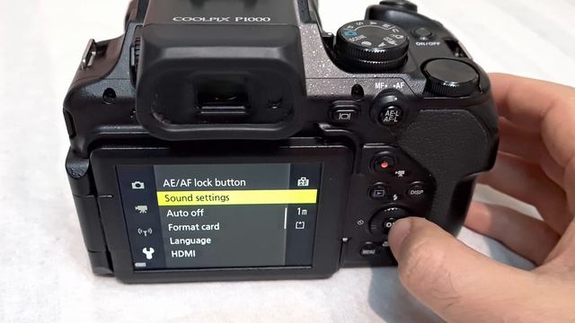 Nikon P1000: Enable/Disable Button & Shutter Sounds смотреть онлайн