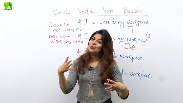 Prepositions - Next to, Near to, Close To, Besides | Common Grammar Mistakes English Learners Make. смотреть онлайн