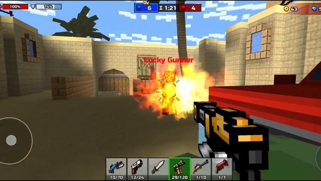 "Pixel Gun 3D Стрелялки Онлайн"mobile game 74 обзор мобильной игры смотреть онлайн