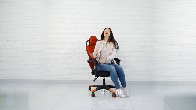 Компьютерное кресло Knight черное / красное (обзор модели) смотреть онлайн