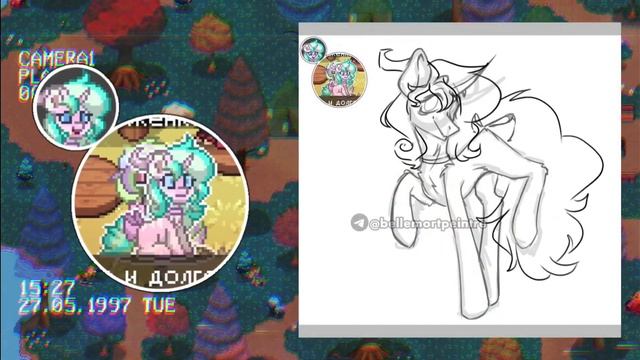 опять рисую случайные скины из Понитауна (дичь PonyTown) смотреть онлайн