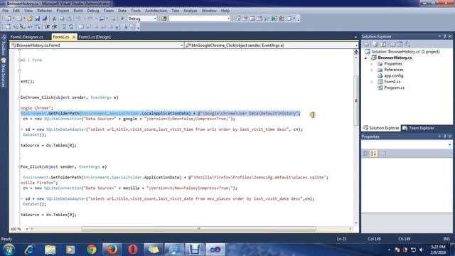 How to Get Browser History Using C# Winform? (pp) (Part-1) смотреть онлайн