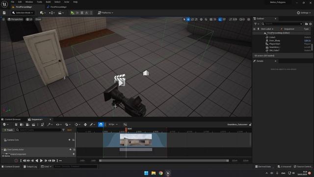 Уроки Unreal Engine 5 - Бесшовная кат-сцена смотреть онлайн
