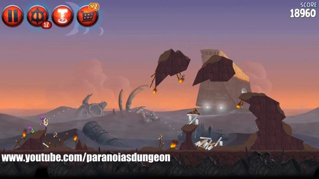 Angry Birds Star Wars II - Escape to Tatooine P2-5 [3 Star Walkthrough] смотреть онлайн