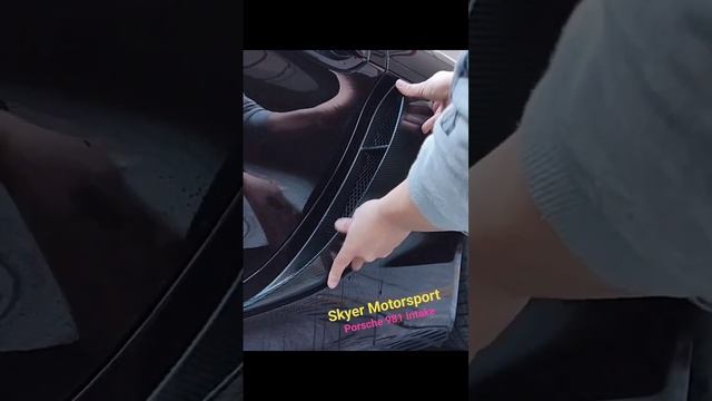Porsche 981 Cayman Boxster Air Intake Side Scoops смотреть онлайн