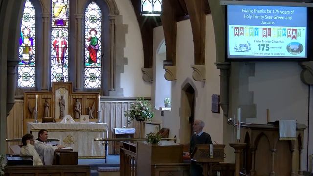 HTSGJ 10am Sunday 12th June 175th Celebration with Holy Communion смотреть онлайн