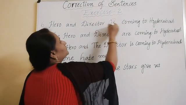 Ex-2 Correction of sentences in English with Telugu explanation by Preethi mam. смотреть онлайн
