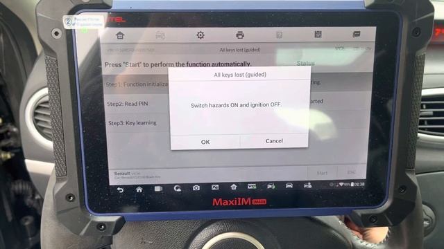 Renault Clio 3- Procédure de création clé ou double code Pin all key lost AUTEL IM608 Pro смотреть онлайн