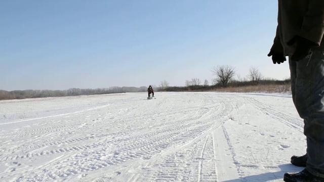 миниснегоход с двигателем дружба. 11.02.2018. Уральск смотреть онлайн