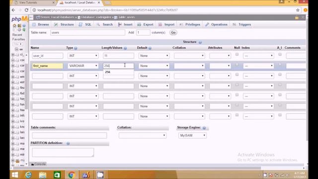 PHP Codeigniter - Setting up the Database ( Tutorial 7 ) смотреть онлайн