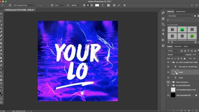 Free PhotoShop Logo Template! Free Download (Psd File) Free Logo 2017! смотреть онлайн