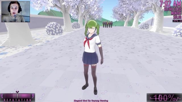 Богиня школы Yandere SImulator / Яндере симулятор мод смотреть онлайн
