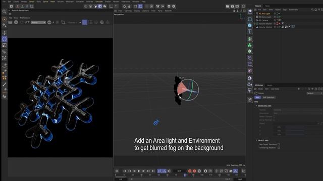Growing snowflake and Glitter flakes shader in Redshift смотреть онлайн