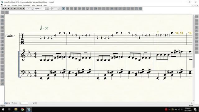 Huntress Lullaby TABS AND SHEET MUSIC | Dead by Daylight смотреть онлайн