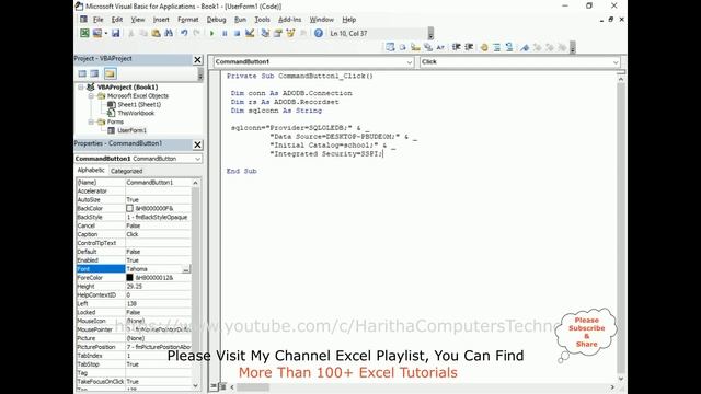 CREATE AND DROP SQL SERVER TABLE USING VBA CODE ADODB смотреть онлайн