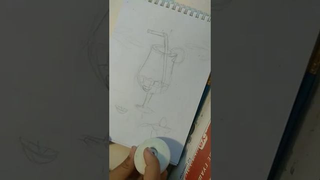 Скетч с лимонадом акварелью за 7 минут!! Очень легко) Мои рисунки