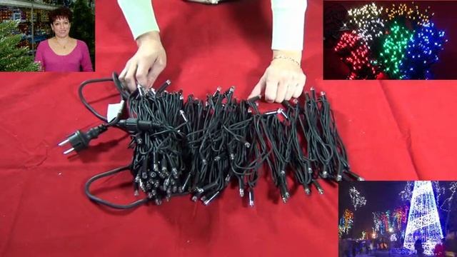 Электрогирлянда 20 м , 120 больших светодиодов GX 120 230V смотреть онлайн