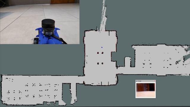 Andino robot - mapping an office (SLAM) смотреть онлайн