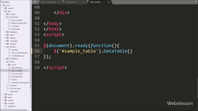How to Use DataTables in Codeigniter 4 смотреть онлайн