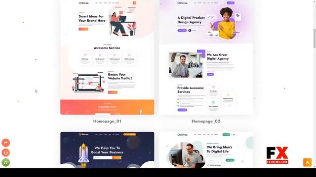 Shivaa - Creative Agency Bootstrap Template clean modern смотреть онлайн