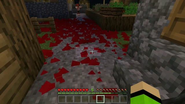 Человек бензопила проник в мою деревню Майнкрафт смотреть онлайн