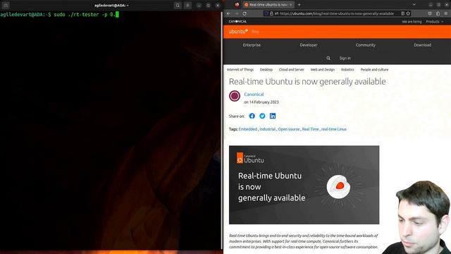 Ubuntu Pro Realtime Kernel Performance Comparison (2023) смотреть онлайн
