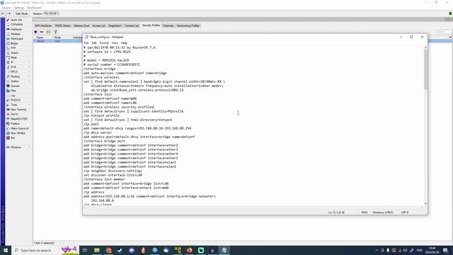 How To Make a Portable Mikrotik Config Script смотреть онлайн