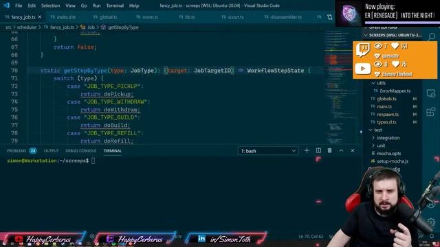 Screeps - MMO for programmers | S00 Ep07 | Replacing old Scheduling смотреть онлайн